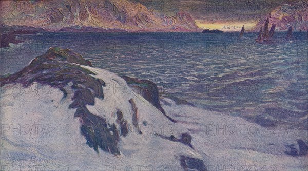 'A Lofoden Seascape', c1910. Artist: Anna Katarina Boberg.