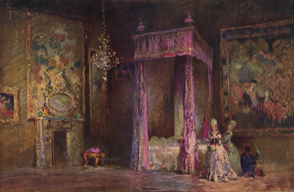 'The Queen's Bedchamber', c1916. Artist: George Sheringham.