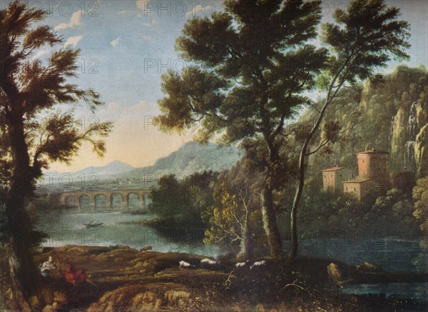 'The Artist's Favourite Mill', c1648 (1931). Artist: Claude Lorrain.