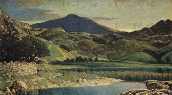 'Watendlalh Tarn, near Kewsick', 1919 (1931). Artist: Charles John Holmes.