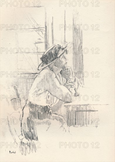 'Girl Musing', c1911 (1931). Artist: Walter Richard Sickert.