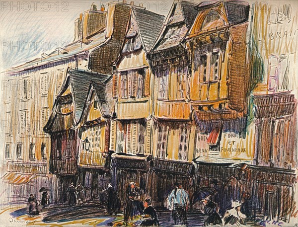 'Quimper', c1908. Artist: William Henry Charlton.