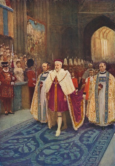 The Coronation of King Edward VII and Queen Alexandra, 1902 (1906). Artist: Unknown.
