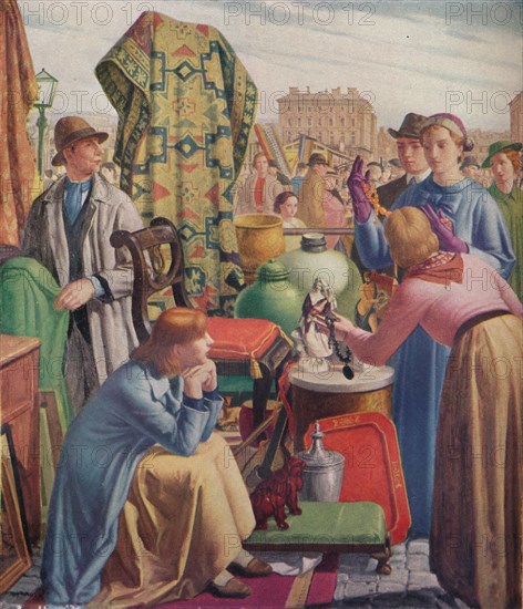 'Caledonian Market', 1936. Artist: Harry Morley.