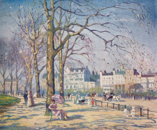'Spring in Hyde Park', c1910. Artist: Alice Maud Fanner.