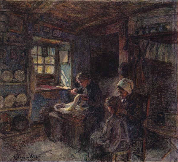 'Les Dentellieres', c1888. Artist: Leon-Augustin Lhermitte.