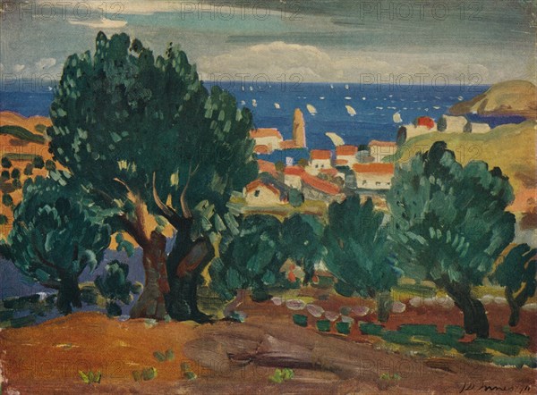 'Olives at Collioure', 1911. Artist: James Dickson Innes.