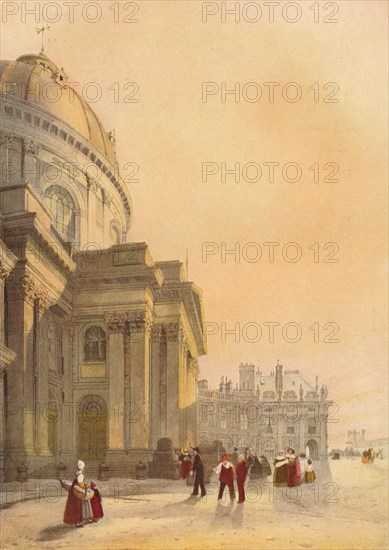 'La Chapelle de l'Institut, Paris', 1839. Artist: Thomas Shotter Boys.
