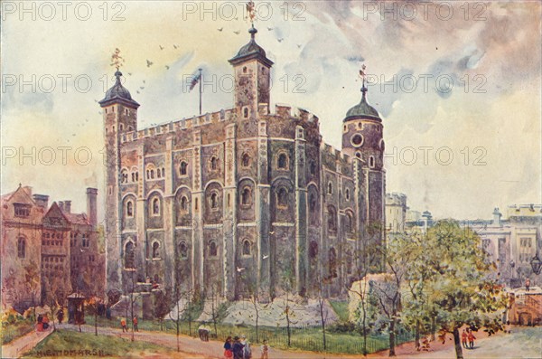 The White Tower, Tower of London, 1906. Artist: Unknown.