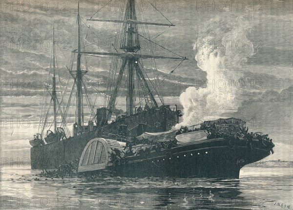 Collision of the 'Bywell Castle' with the 'Princess Alice', 1878 (1906). Artist: J Nash.