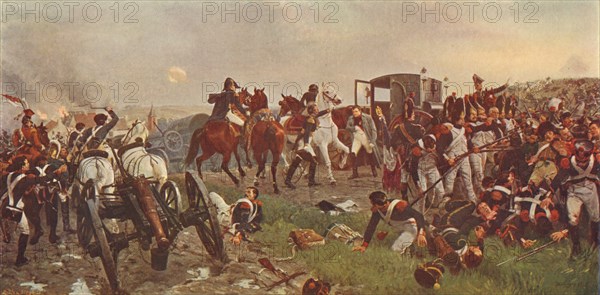 'On the Evening of the Battle of Waterloo', 1879 (1906).  Artist: Ernest Crofts.