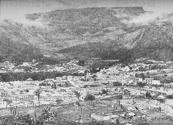 Cape Town and Table Mountain, South Africa, c1900 (1906). Artist: Unknown.