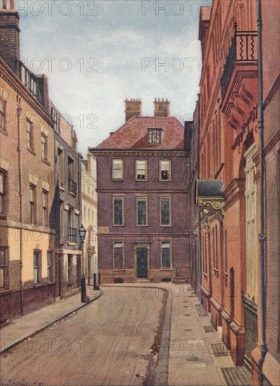 'Judge Jeffrey's House, Delahay Street, Westminster', London, c1880 (1926). Artist: John Crowther.