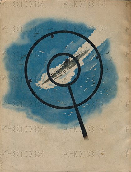 Back cover of Coastal Command, 1943. Artist: Unknown.