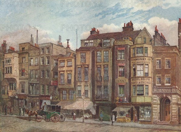 'The Strand, Opposite The Law Courts', Westminster, London, 1881 (1926).  Artist: John Crowther.