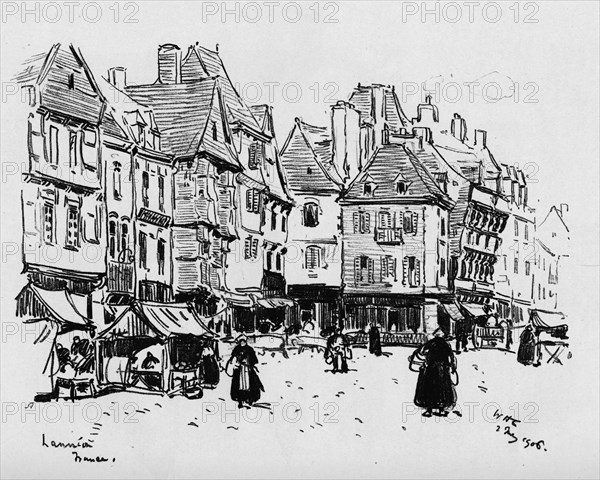 'Lannion', 1907. Artist: William Henry Charlton.