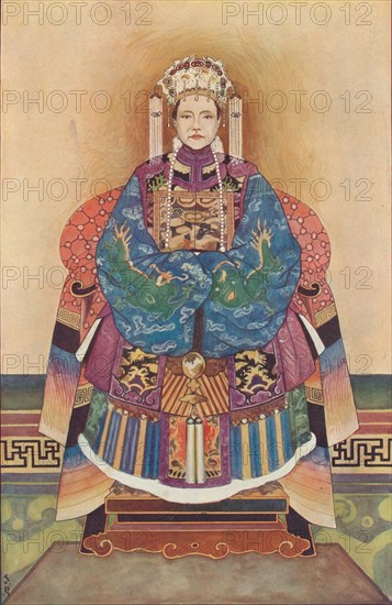 The Dowager Empress of China, 1908. Artist: Unknown.