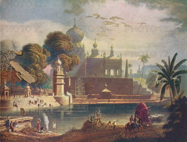 'View of the Temples and Mosques of Sassur, near Poona, in the Deccan', 1908. Artist: Unknown.