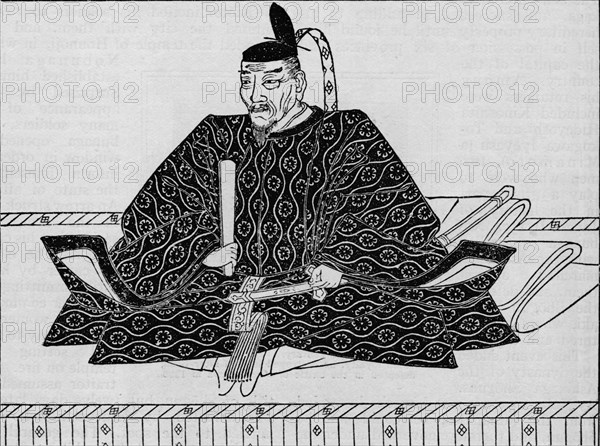 Toyotomi Hideyoshi (1536-1598), Japanese military leader, 1907. Artist: Unknown.