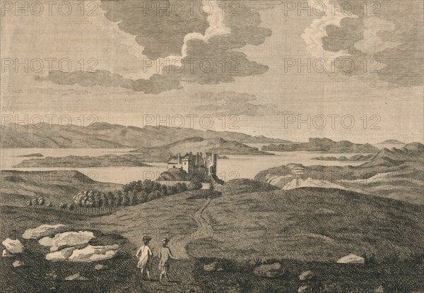 'Dunvegan Castle', 1774. Artist: Peter Mazell.