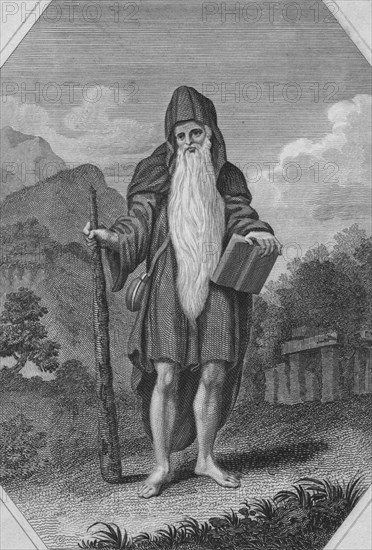 'A Druid', 1803. Artist: King.