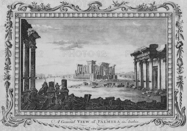 'A General View of Palmira in Arabia', c1770. Artist: Edward Rooker.