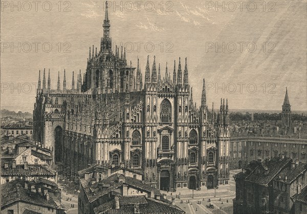 'Milan Cathedral', 1873.  Artist: Unknown.