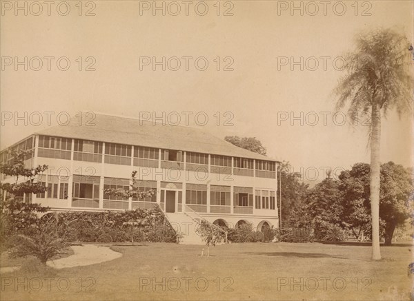 'Government House, near Kingston, Jamaica' c20th century.  Artist: Unknown.