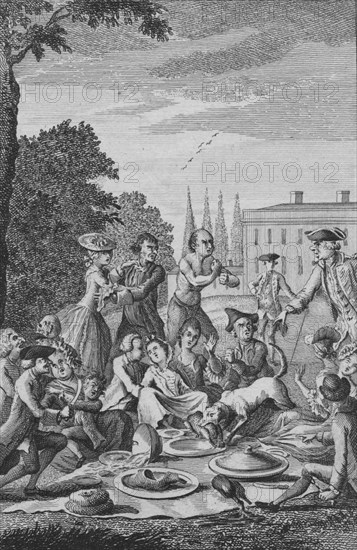 'The Citizens Fete Champetre', c1770.  Artist: Unknown.