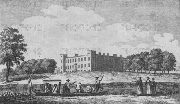 'Sion House, view'd from opposite Isleworth Church', c1760. Artist: Edward Rooker.