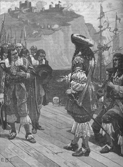 Landing of King Charles II at Dover, 1660 (1905). Artist: Unknown.