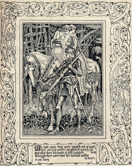 'Faerie Queene', c1900. Artist: Walter Crane.