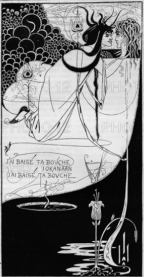 'The Climax', c1893. Artist: Aubrey Beardsley.