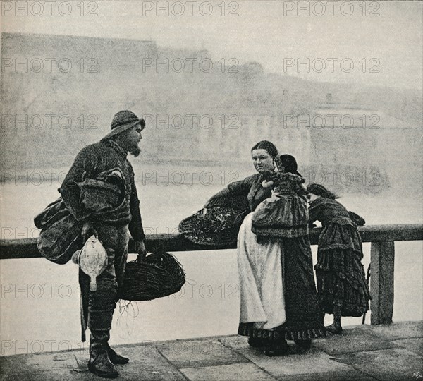 'Fisher people,Whitby', c1890. Artist: Frank Meadow Sutcliffe.