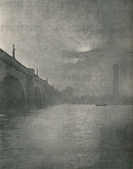 'Waterloo Bridge', 1877. Artist: Frederick Hollyer.
