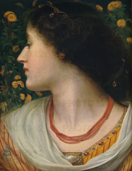 'La Belle Isolde', 1862.  Artist: Frederick Augustus Sandys.