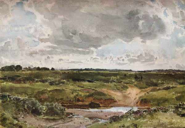 'Southwold Common in August', c1889. Artists: Otto Limited, Thomas Collier.