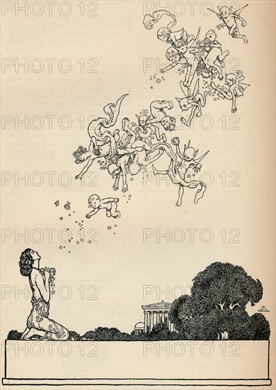 'Half title to A Midsummer Night's Dream', 1914. Artist: W Heath Robinson.