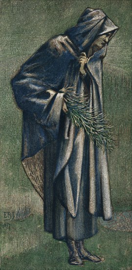 'Study for St. Joseph in Picture, The Star of Bethlehem', 1887. Artist: Edward Burnes-Jones.