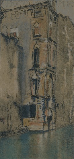 'The Old Marble Hall, Venice', c1904. Artist: Thomas Robert Way.