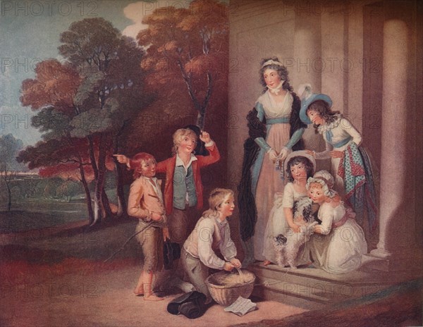'Stray'd Favorite Restored: Le Favori Recouvre', 1798. Artist: Thomas Hellyer.