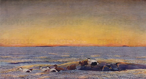 'Sunrise', 1896. Artist: Bruno Liljefors.