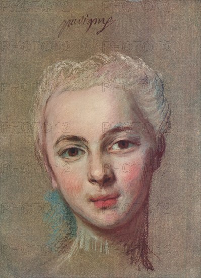 'Mademoiselle Puvigny', c1749. Artist: Maurice-Quentin de La Tour.