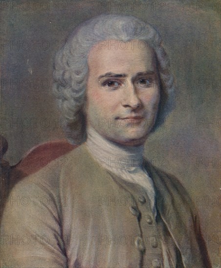 'Jean Jacques Rousseau', 1753. Artist: Maurice-Quentin de La Tour.