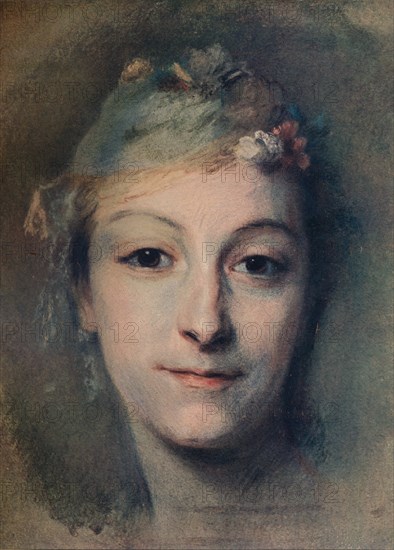 'Mademoiselle Fel', c1756. Artist: Maurice-Quentin de La Tour.