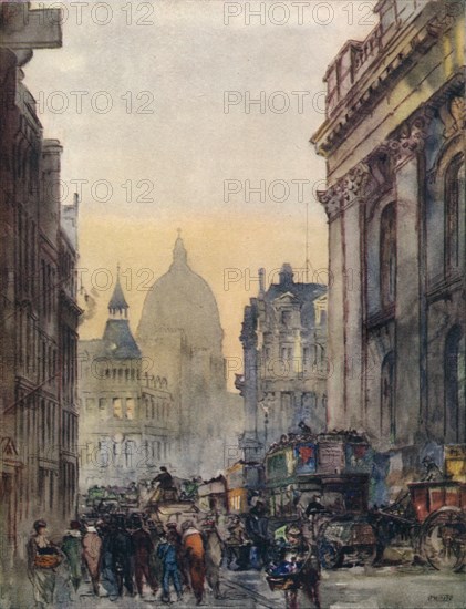 'From Cornhill', c1906. Artist: William Monk.