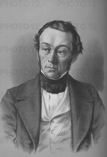 Richard Cobden, British manufacturer, politician, and free trade campaigner, c1850 (1936). Artist: Unknown.