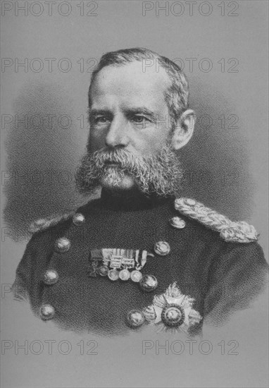 Lieutenant General Sir Frederick Roberts, British soldier, c1880 (1883). Artist: Unknown.