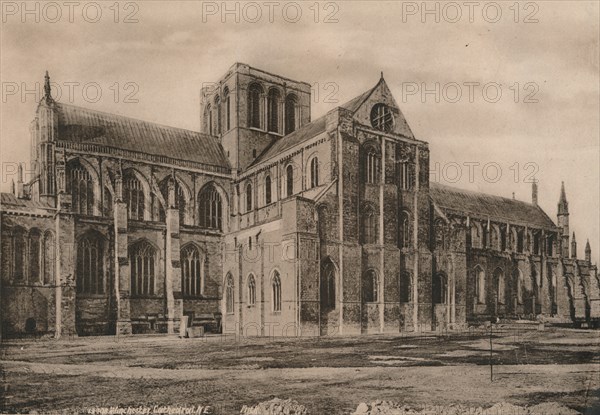 Winchester Cathedral, Hampshire, early 20th century(?). Artist: Unknown.