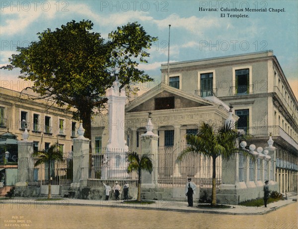 El Templete, Havana, Cuba, c1920.  Artist: Unknown.